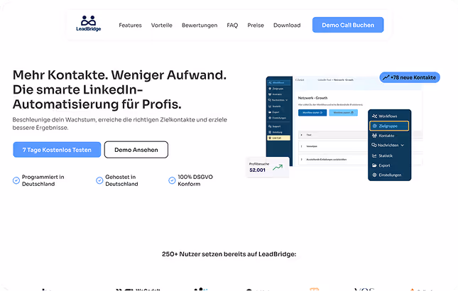 LeadBridge Webdesign Hero