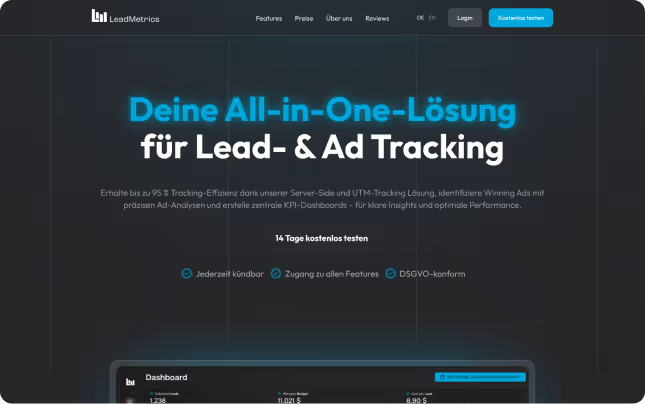 Webdesign Projekt für ein SaaS aus Wien